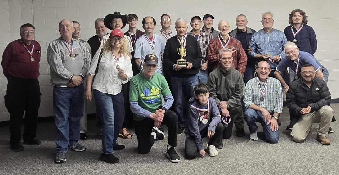 Golden Knights Chess Club members at a tournament